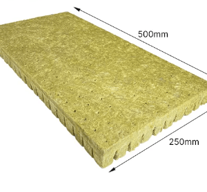 Grodan Rockwool AO Plugs – 200-Piece Seedling Starter Sheet